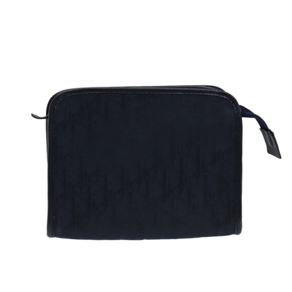 Christian Dior Trotter Canvas Clutch Bag Navy Auth - Picture 13 of 16